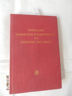 Sammlung arabischer Schriftstücke aus Zanzibar und Oman