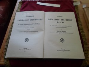 antiquarisches Buch – Georg Obst – Lehrbuch des Geld-, Bank- und Börsenwesens (Sammlung kaufmännischer Unterrichtswerke)