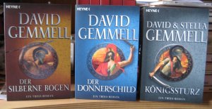 gebrauchtes Buch – David Gemmell – Der silberne Bogen / Der Donnerschild / Königssturz (Troja 1-3, so kompl.)