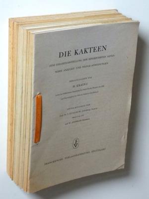 antiquarisches Buch – Krainz, H.  – Die Kakteen. Eine Gesamtdarstellung der eingeführten Arten nebst Anzucht- und Pflege-Anweisungen. 28 Lieferungen 1956 - 1966