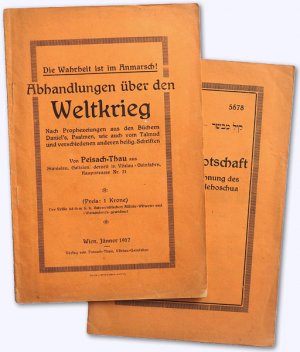 Die Wahrheit ist im Anmarsch! Abhandlungen über den Weltkrieg. Nach Prophezeihungen aus den Büchern Daniel`s, Psalmen, wie auch vom Talmud und verschiedenen […]