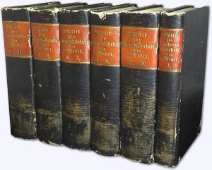 Blätter für höhere Wahrheit. 1. bis 8. Sammlung und Neue Folge, 1. bis 3. Sammlung [= 11 Sammlungen, kmpl.]. Aus Beyträgen von Gelehrten, ältern Handschriften […]