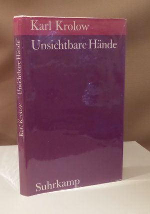 Unsichtbare Hände. Gedichte 1959-1962.