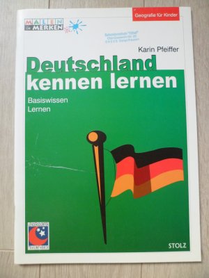 gebrauchtes Buch – Karin Pfeiffer – Deutschland kennenlernen - Kartenumrisse und Kurzbeschreibung aller Bundesländer