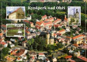 gebrauchtes Buch – Kynsperk nad Ohri - Luftaufnahme Mehrbildkarte