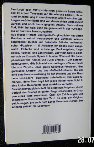 gebrauchtes Buch – Sam Loyd – Mathematische Rätsel und Spiele - Denksportaufgaben für kluge Köpfe 117 Aufgaben und Lösungen