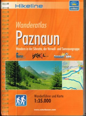 gebrauchtes Buch – Esterbauer Verlag – Wanderatlas Paznaun - Wandern in der Silvretta, Verwall- und Samnaungruppe