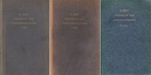 Handbuch des Urgermanischen. Drei Bände. I. Teil: Laut- und Akzentlehre / II. Teil: Stammbildungs- und Flexionslehre / III. Teil: Abriß der Syntax (Indogermanische […]