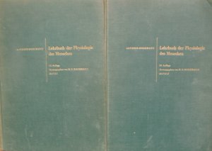 Lehrbuch der Physiologie des Menschen (2 Bände)