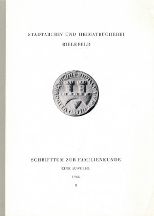 Schrifttum zur Familienkunde - Eine Auswahl II