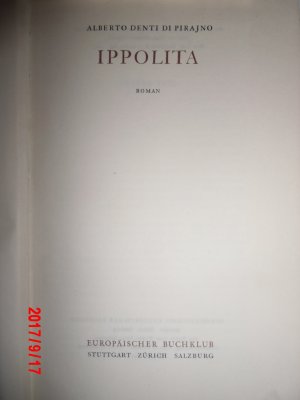 gebrauchtes Buch – Alberto Denti – Ippolita