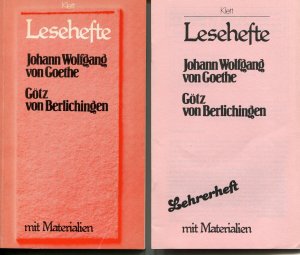 gebrauchtes Buch – Goethe, Johann W von – Götz von Berlichingen, mit Materialien und mit Lehrerheft