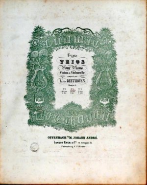 Op. 1, Nr. 2] Trois trios pour piano, violon & violoncelle. Oeuvre 1. No. 2