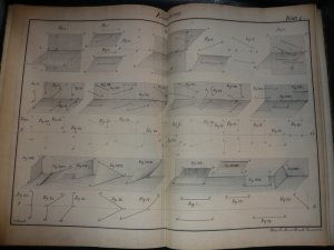 Haindls darstellende Geometrie in 14 Blättern