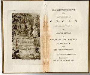 Krankheitsgeschichte des verewigten Prinzen Georg von Thurn und Taxis etc. oder jüngster Beytrag zu Roederer