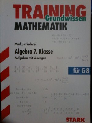 gebrauchtes Buch – Markus Fiederer – Training Gymnasium - Mathematik Algebra 7. Klasse