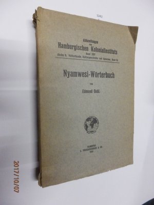 Nyamwesi-Wörterbuch