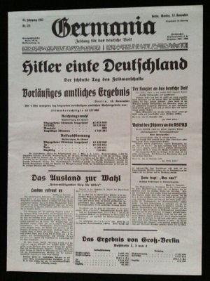 gebrauchtes Buch – Peter McGee – Zeitungszeugen 1933 – 1945 / 1. Auflage / Heft Nr. 5