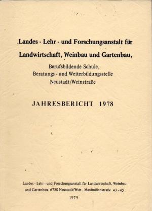 Gartenbau.Jahresbericht 1978