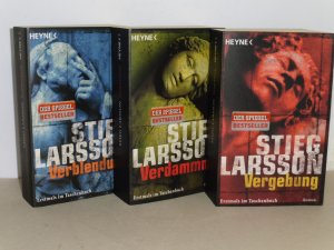 gebrauchtes Buch – Stieg Larsson – 3 Bände: Verblendung / Verdammnis / Vergebung - Die komplette Triologie.