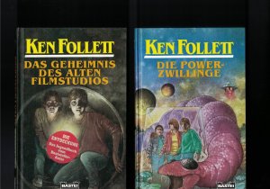 gebrauchtes Buch – Ken Follett – 2 Bücher - Das Geheimnis des alten Filmstudios + Die Power-Zwillinge