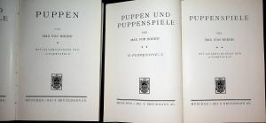 Puppen und Puppenspiele 1. und. 2. Band: 1. Band: Puppen / 2. Band: Puppenspiele