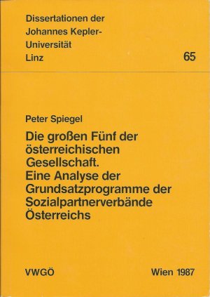 Die grossen Fünf der österreichischen Gesellschaft