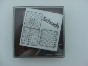 gebrauchtes Spiel – Taschenspiel Schach (Steckspiel)