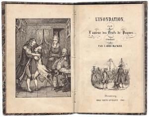 L'Inondation [du Rhin] par l'auteur des Oeufs de paques [i.e. Christoph von Schmid]. Traduit par l'Abbe Macker.