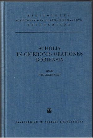 Scholia in Ciceronis orationes Bobiensia