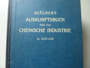 Auskunftsbuchfür die chem. Industrie