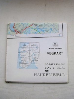 gebrauchtes Buch – Statens vegvesen – Norge 1 : 250 000, Blad 2: Haukelifjell (= Serie M 516) - straßenkarte