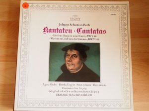 Bach: Kantaten "Ein feste Burg ist unser Gott", BWV 80 & "Wachet auf, ruft uns die Stimme", BWV 140 (Vinyl LP) (Schallplatte).