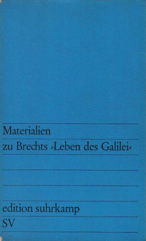 Materialien zu Brechts "Leben des Galilei"