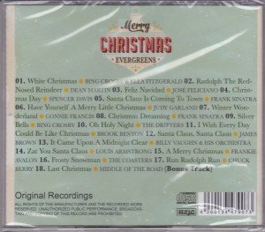 gebrauchter Tonträger – Merry Christmas Evergreens - CD