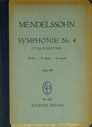 Symphonie Nr. 4 A dur (Italienische) (Opus 90)