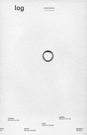 Bildtext: Log - artist book with CD von Anouk De Clercq, Andrea Wiarda, Filip Luyckx, Bart Rutten, Anton Aeki