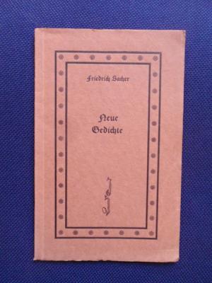 Neue Gedichte.