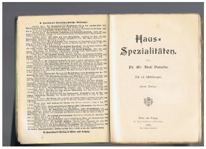 Haus-Spezialitäten