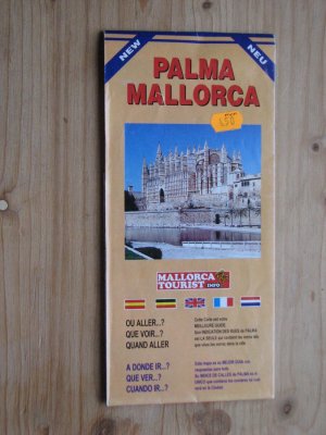 gebrauchtes Buch – Mallorca Tourist  – Palma Mallorca - Inselkarte und Stadtplan