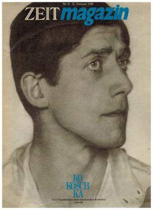 Kokoschka. Zum Hundertsten eines Jahrhundert-Künstlers. "Alter wilder grosser Oskar" Ein Porträt von Peter Sager. In ZEIT-Magazin Nr. 9, 21. Februar 1986 […]