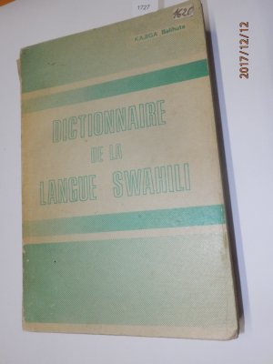 dictionnaire de la langue swahili