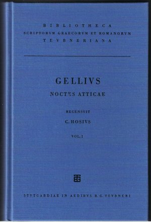 Noctes Atticae (Noctium Atticarum) - Vol. 1 - Libri I - X