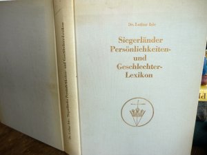 gebrauchtes Buch – Dr. Lothar Irle – Siegerländer Persönlichkeiten- und Geschlechter-Lexikon