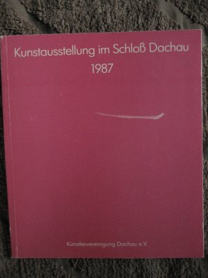 Kunstausstellung im Schloss Dachau 1987.