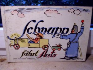 Schnupp fährt Auto, Malbuch