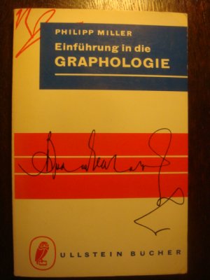 gebrauchtes Buch – Philipp Miller – Einführung in die Graphologie