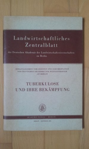 antiquarisches Buch – Tuberkulose und ihre Bekämpfung