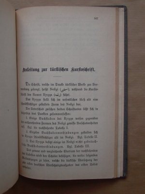 antiquarisches Buch – Henry Jehlitschka – Türkische Konversations-Grammatik. [Methode Gaspey-Otto-Sauer. Mit einem Anhang von Schrifttafeln in türkischer Kursivschrift nebst Anleitung.]