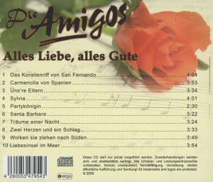 gebrauchter Tonträger – Amigos – Alle Liebe, alles Gute